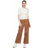 Calça Feminina Pantalona em Couro Sintético 240467 - Atacado