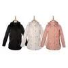 Jaqueta Feminina Com Capuz Regulável 620260 - Atacado