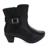 Bota Casual Feminina De Cano e Salto Baixo Mooncity 73037 Preto - Atacado