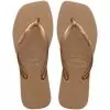 Chinelo Feminino Havaianas Slim Square Logo Metallic - Atacado