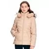 Jaqueta Feminina Puffer Resinada Com Capuz - 620278