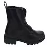 Bota Coturno Feminina Salto Tratorado Mooncity 72281 Preto - Atacado