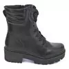 Bota Coturno Salto Baixo Tratorada Feminina Mooncity 72223 Preto - Atacado