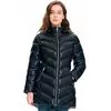 Jaqueta Puffer Feminina Alongada Com Capuz 620274 - Atacado