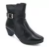 Bota Casual Feminina De Cano e Salto Baixo Mooncity 73037 Preto - Atacado