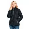 Jaqueta Feminina Puffer Casual Com Punho de Elástico 620284 - Atacado