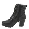Bota Coturno Feminina Com Salto Bloco Mooncity 73131 - Atacado