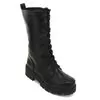 Bota Coturno Feminina Salto Tratorado Mooncity 72227 Preto - Atacado