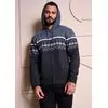 Blusa de Tricot Masculina C/ Capuz e Zíper 590174 - Atacado