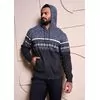 Blusa de Tricot Masculina C/ Capuz e Zíper 590174 - Atacado