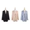 Blazer Feminino Alfaiataria Alongado 690148 - Atacado