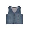 Colete infantil menina em jeans Brandili 264693581 - Atacado