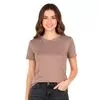 Camiseta feminina listrada Facinelli 250371 - Atacado