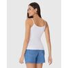 Regata Básica Feminina Malwee Decote Redondo Em Viscose Stretch 1000004489 - Atacado