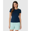 Blusa Básica Feminina Malwee Decote Redondo Em Algodão 1000004500 - Atacado