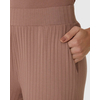 Calça Wide Leg Feminina Cintura Alta Viscose Canelada 1000110527 - Atacado