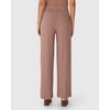 Calça Wide Leg Feminina Cintura Alta Viscose Canelada 1000110527 - Atacado