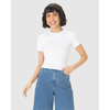 Blusa Básica Malwee Feminina Decote Redondo Ribana 1000114191 - Atacado