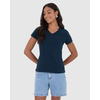 Blusa Básica Malwee Feminina Decote V Em Algodão 1000047373 - Atacado