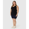 Regata Básica Malwee Feminina Plus Size Decote V Canelado Viscose 1000087854 - Atacado