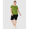 Bermuda Básica Malwee Feminina Plus Size Algodão Cintura Média 1000098106 - Atacado Bermuda Básica Malwee Feminina Plus Size Algodão Cintura Média 1000098106 - Atacado