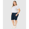 Bermuda Básica Malwee Feminina Plus Size Algodão Cintura Média 1000098106 - Atacado Bermuda Básica Malwee Feminina Plus Size Algodão Cintura Média 1000098106 - Atacado