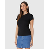 Blusa Básica Malwee Feminina Baby Look Em Algodão 100004499 - Atacado