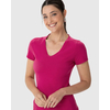 Blusa Básica Malwee Feminina Decote V Em Algodão 1000004502 - Atacado