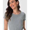 Blusa Básica Malwee Feminina Baby Look Em Algodão 1000004499 - Atacado