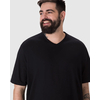 Camiseta Básica Malwee Masculina Plus Size Decote V Manga Curta Em Algodão 1000137166 - Atacado