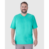 Camiseta Básica Malwee Masculina Plus Size Decote V Manga Curta Em Algodão 1000137166 - Atacado