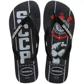 Chinelo Feminino Havaianas Top Times Corinthians - Atacado