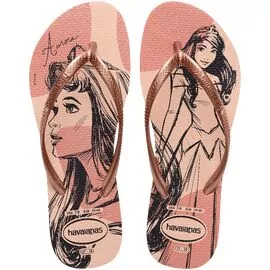 Chinelo Feminino Havaianas Slim Princesas - Atacado