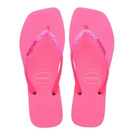 Chinelo Feminino Havaianas Slim Square Glitter Neon - Atacado