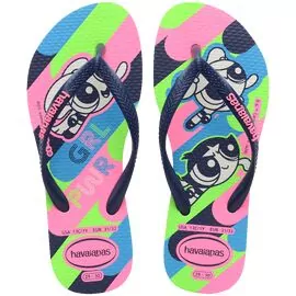 Chinelo Infantil Havaianas Kids Slim Powerpuff - Atacado