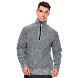 Blusa Masculina Gola Alta de Lã Com Zíper 590170 - Atacado