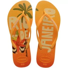 Chinelo Feminino Havaianas Slim Postcard - Atacado