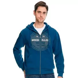 Blusa de Moletom Masculina Com Zíper 540397 - Atacado