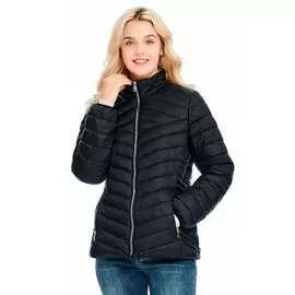 Jaqueta Feminina Puffer Casual Com Punho de Elástico 620284 - Atacado