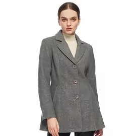 Casaco Sobretudo Feminino De Botões 610236 - Atacado