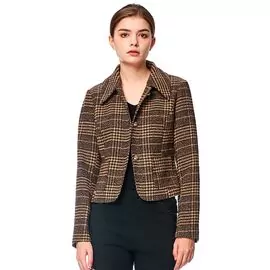 Jaqueta Feminina Xadrez 610274 - Atacado