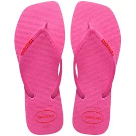 Chinelo Feminino Havaianas Slim Square Logo Pop-up - Atacado