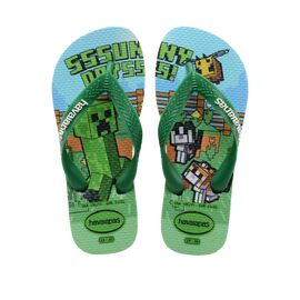 Chinelo Infantil Havaianas Kids Minecraft - Atacado