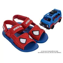 Sandalia Infantil Homem Aranha Com Furgão - 23222