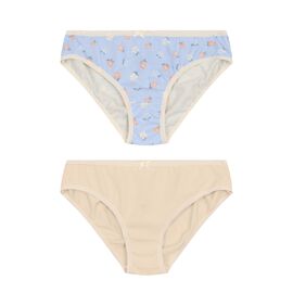 Kit 2 calcinhas infantil menina em cotton Brandili 264720855 -Atacado