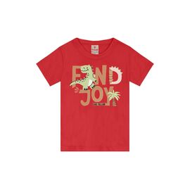 Camiseta infantil menino de dinossauro Brandili 26525 - Atacado
