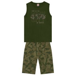 Conjunto infantil menino skate Brandili 26549 - Atacado