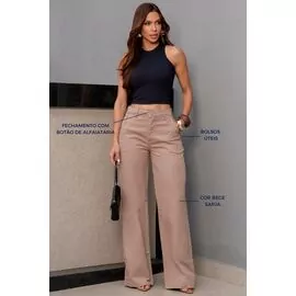Calça Feminina RI19 Wide Leg 78671 - Atacado