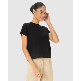 Blusa Básica Malwee Feminina Manga Curta Algodão Comfy 10000120770 - Atacado