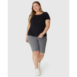 Bermuda Básica Malwee Feminina Plus Size Algodão Cintura Média 1000098106 - Atacado